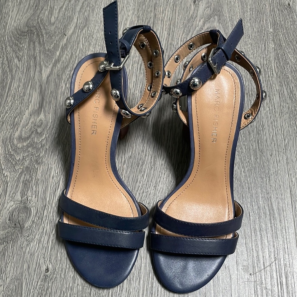 Marc Fisher studded heel sandal